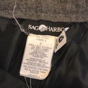Sag Harbor size 8 wool blend slacks.